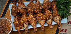 Brined & Smoked Chicken Legs