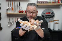 Chef Jason Holding Chicken