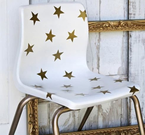 Gold Painted Chairs